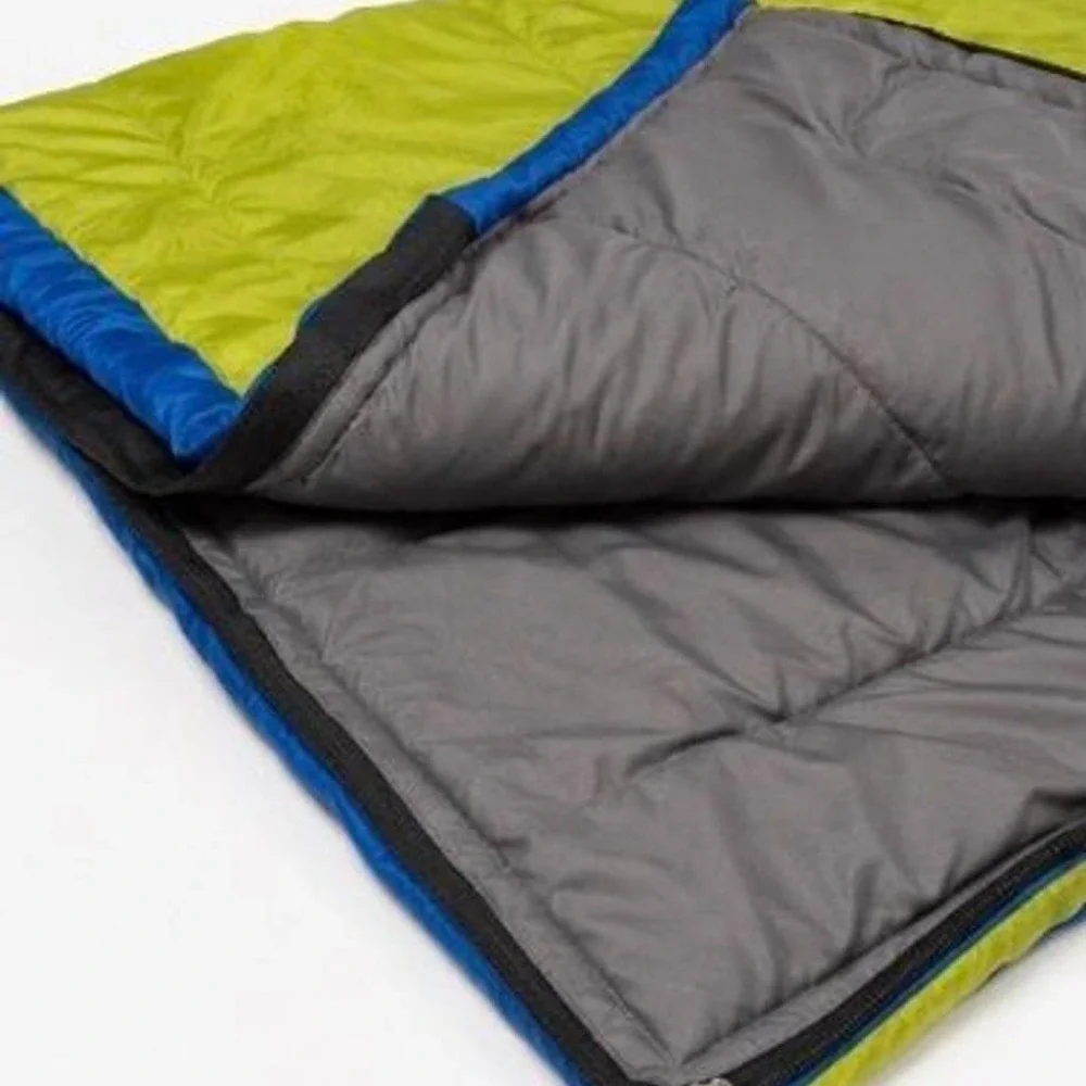 SwissGear Lights Out 40 Degree Youth Sleeping Bag Lime Green/Blue